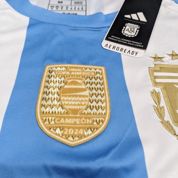 Argentina Messi #10 Copa America Home Adult Jersey - Picture 7 of 10